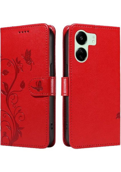Redmi Için Kılıf Redmi 4g Yüksek Kaliteli Deri Kabartmalı Kelebek ve (Yurt Dışından)