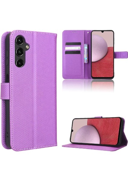 Samsung Galaxy A14 5g Kickstand Manyetik Cüzdan Kart Tutucu Kapak (Yurt Dışından)