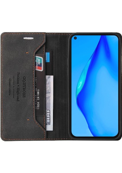 Huawei P40 Lite Kickstand Premium Deri Premium Deri Iki (Yurt Dışından) indirimleri