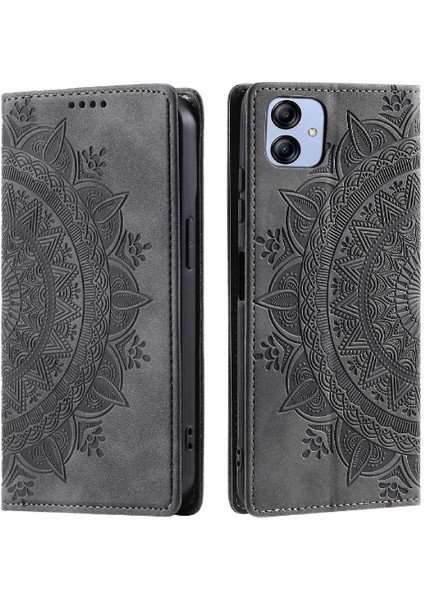 Samsung Galaxy A04E Için Kılıf Yan Toka Pu Deri Darbeye Çevir (Yurt Dışından)