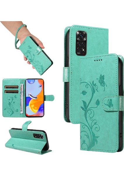Xiaomi Not 11 4G/11S ve Kart Yuvası Cüzdan Telefon Kılıfı ile Yüksek (Yurt Dışından)