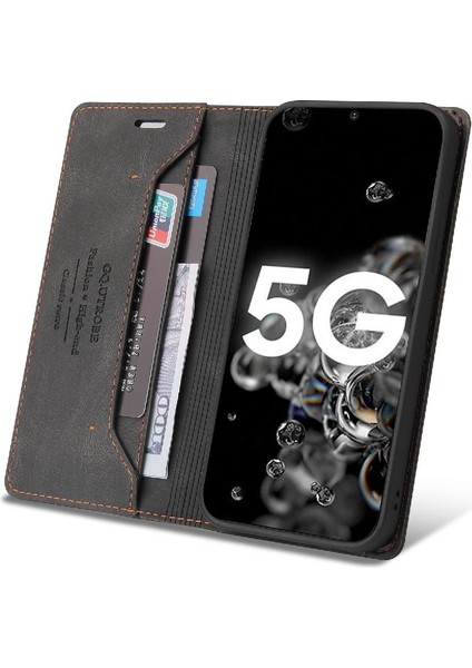 Samsung Galaxy S20 Ultra Kickstand Premium Deri Premium Iki Kılıf (Yurt Dışından) modelleri