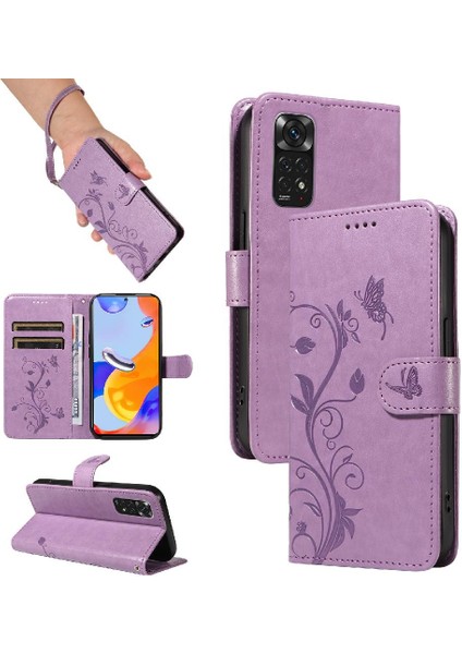 Xiaomi Not 11 4G/11S ve Kart Yuvası Cüzdan Telefon Kılıfı ile Yüksek (Yurt Dışından)