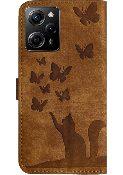 Poco X5 Pro 5g Kart Cep Tutucu Kapak Flip Folio Kılıf (Yurt Dışından)
