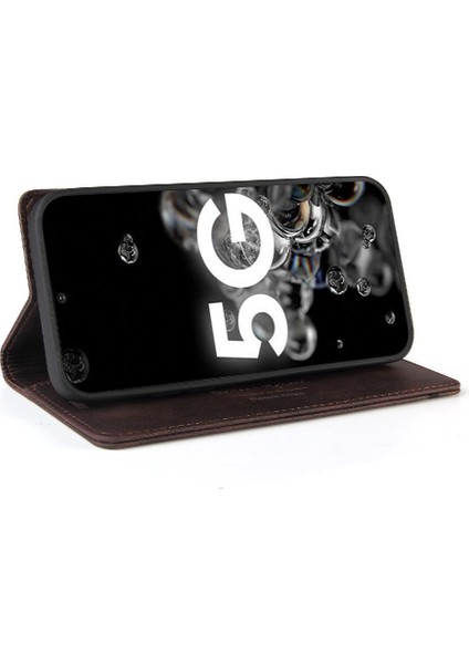 Samsung Galaxy S20 Ultra Kickstand Premium Deri Premium Iki Kılıf (Yurt Dışından) fırsatları
