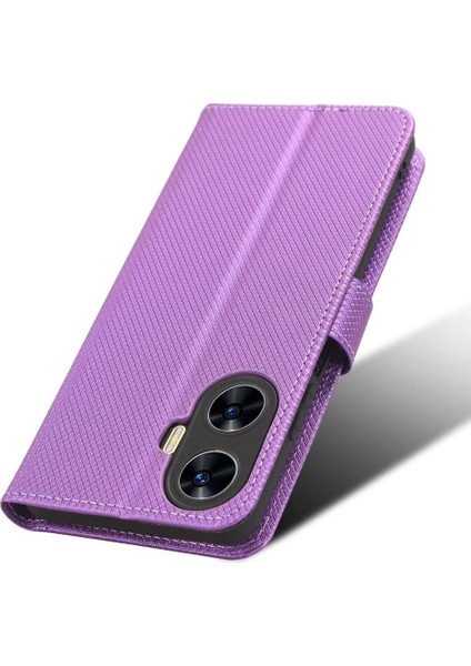 Realme C55 4g Kickstand Manyetik Cüzdan Kart Tutucu Kapak Için Kılıf (Yurt Dışından)