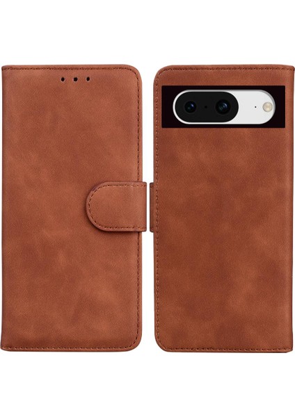 Google Piksel 8 Kart Yuvası Premium Pu Deri Manyetik Standı Için Flip Case (Yurt Dışından)