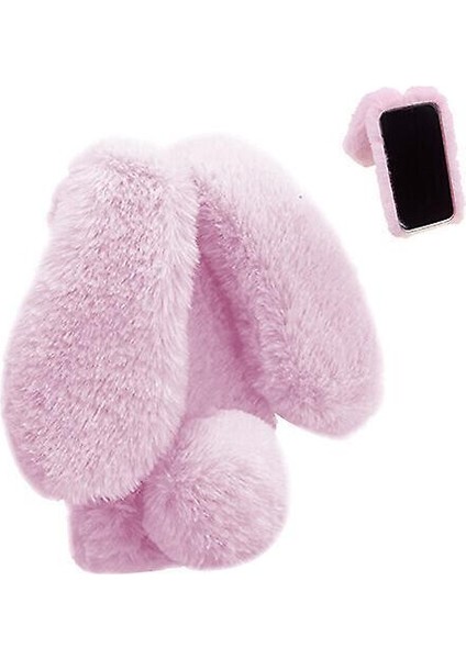 IPhone 11 Için Kılıf Pro Max Güzel Plushrabbit Peluş Durumda Sonbahar ve Kış (Yurt Dışından)