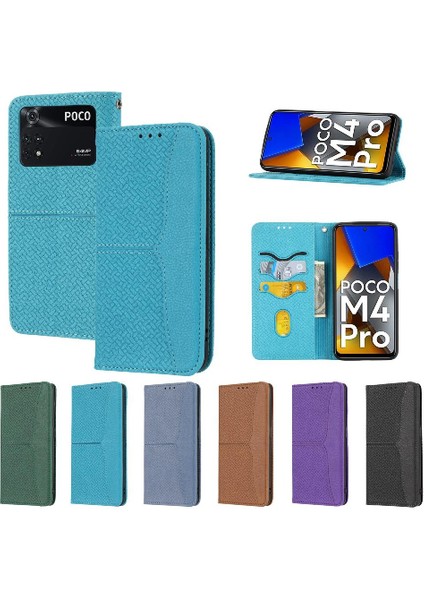 Poco M4 Pro 4g Flip Folio Kitap Pu Deri Kapak El Kartı (Yurt Dışından) indirimleri