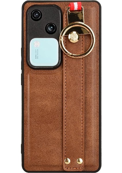 Vivo V23 5g Premium Pu Deri Bilek Kayışı Kolaylık Için Kılıf (Yurt Dışından)