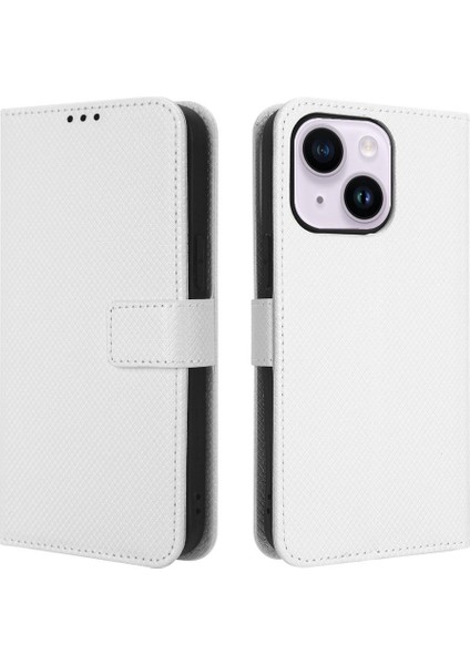 IPhone 13 Için Kılıf Mini Manyetik Cüzdan Kapak Kickstand Kart Tutucu (Yurt Dışından)