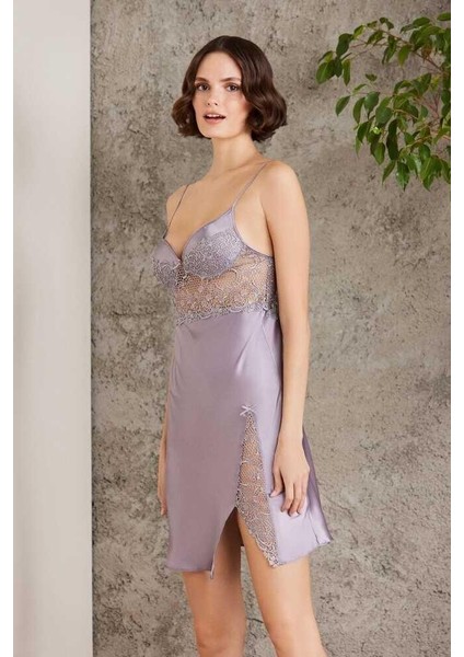 Saten Gecelik Sabahlık Pijama Şort Takım 6'lı Gelin Seti 6000 Royal fırsatları