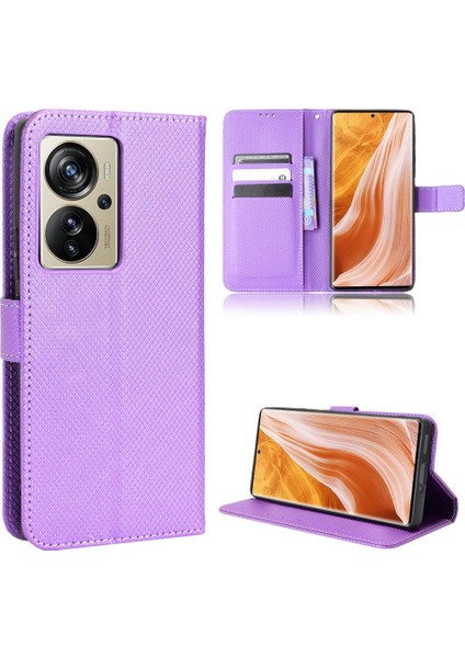 Zte Axon 40 Pro Kapak Manyetik Cüzdan Kickstand Kart Tutucu (Yurt Dışından) modelleri