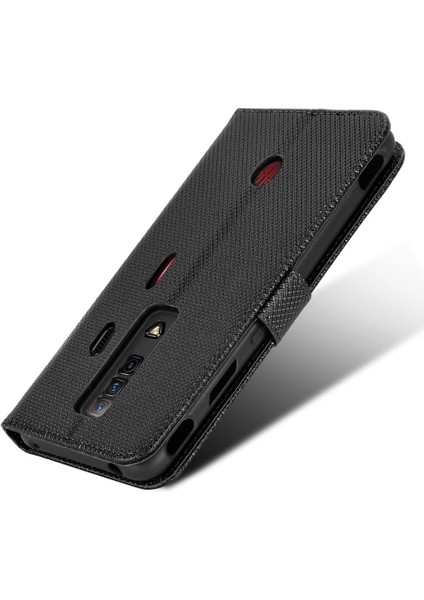 Nubia Kırmızı Sihirli 7 Kart Tutucu Için Kılıf Kickstand Kapak Manyetik Cüzdan (Yurt Dışından)