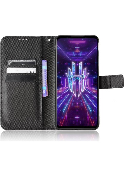 Nubia Kırmızı Sihirli 7 Kart Tutucu Için Kılıf Kickstand Kapak Manyetik Cüzdan (Yurt Dışından)