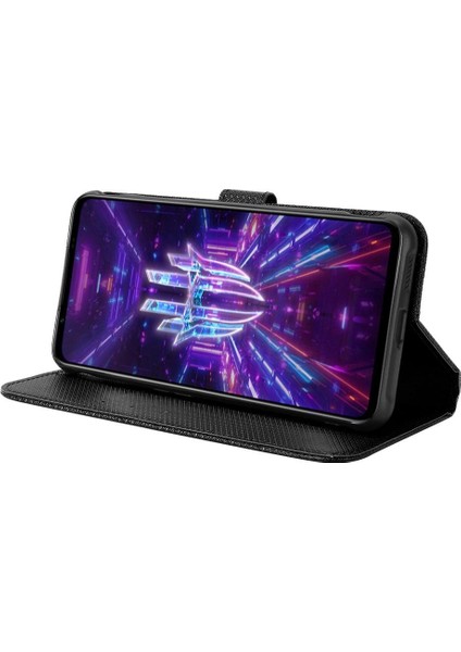Nubia Kırmızı Sihirli 7 Kart Tutucu Için Kılıf Kickstand Kapak Manyetik Cüzdan (Yurt Dışından)