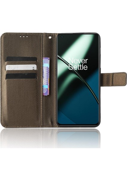 Oneplus 11R 5g Kart Tutucu Kapak Için Kılıf Kickstand Manyetik Cüzdan (Yurt Dışından)