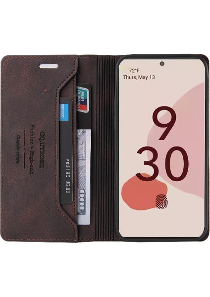 Google Pixel 7 Pro Kickstand Premium Deri Iki Kart Yuvası Için Kılıf (Yurt Dışından) indirimleri