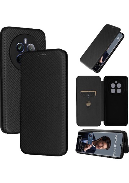 Realme 12 Pro/realme 12 Pro Artı Kart Tutucu Kickstand ile Kılıf (Yurt Dışından)