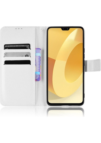 Vivo V23 5g Için Kılıf Kapak Kart Tutucu Kickstand Manyetik Cüzdan (Yurt Dışından)