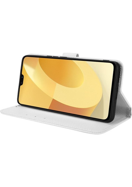 Vivo V23 5g Için Kılıf Kapak Kart Tutucu Kickstand Manyetik Cüzdan (Yurt Dışından)