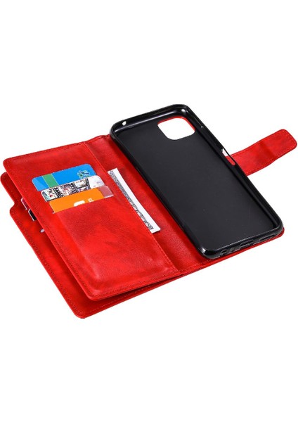 Samsung Galaxy A22 5g Kickstand Manyetik 9 Kart Yuvaları Cüzdan Pu (Yurt Dışından) indirimleri