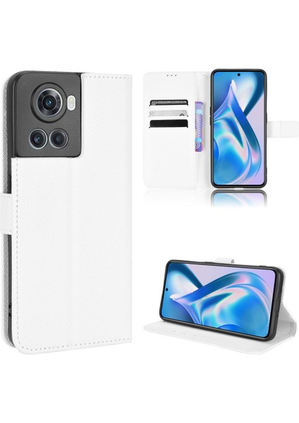 Oneplus 10R 5g Manyetik Cüzdan Kapak Kart Tutucu Kickstand Için Kılıf (Yurt Dışından)