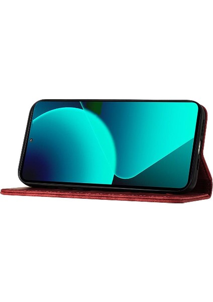 Xiaomi 14 Için Kılıf Tutucu Kapak Çevirin Folio Kart Cep Cüzdan Kılıf Kedi (Yurt Dışından)