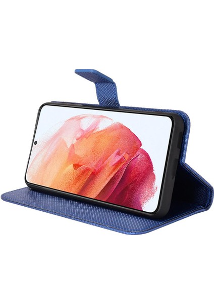 Samsung Galaxy S21 5g Için Kickstand Kart Tutucu Kapak Manyetik Cüzdan (Yurt Dışından)