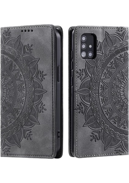 Samsung Galaxy A71 5g Için Kılıf Pu Deri Darbeye Kapak Çevirin Yan (Yurt Dışından)