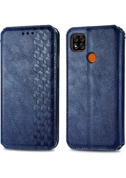 Xıaomı Redmi 9c Için Kılıf Moda Tasarım Kılıf Cüzdan Fonksiyonu Çevirin (Yurt Dışından)
