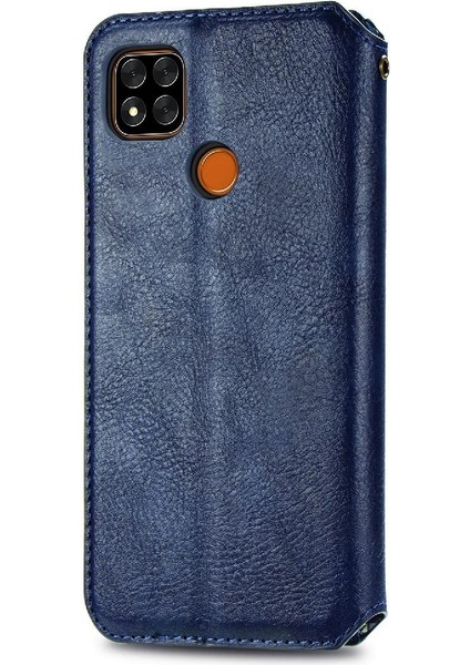 Xıaomı Redmi 9c Için Kılıf Moda Tasarım Kılıf Cüzdan Fonksiyonu Çevirin (Yurt Dışından)