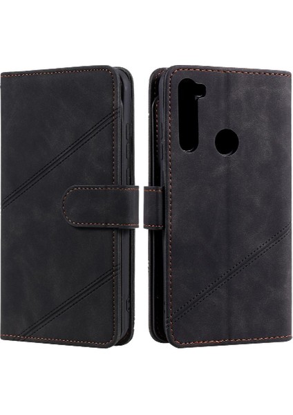 Redmi Için Not 8t Pu Deri Kart Tutucu Kickstand Cüzdan Flip (Yurt Dışından)