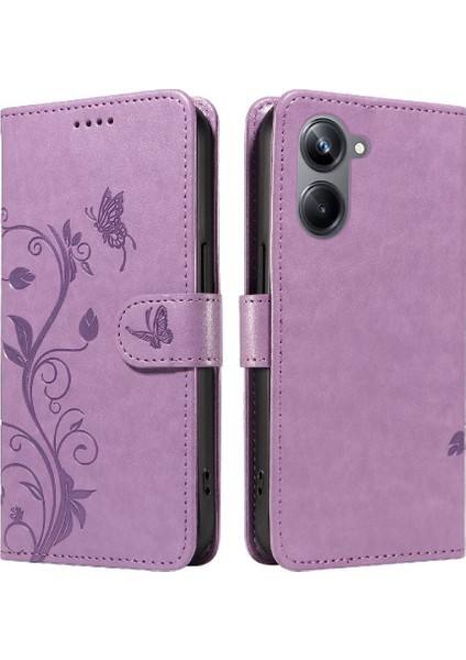 Reamle 10 Pro 5g ve Kart Yuvası Için Kılıf Yüksek Kaliteli Deri Cüzdan Telefon (Yurt Dışından)