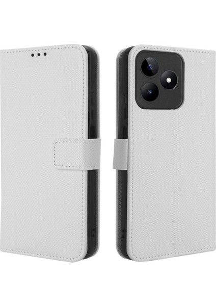 Realme C53 4g Manyetik Cüzdan Kart Tutucu Kickstand Kapak Için Kılıf (Yurt Dışından)