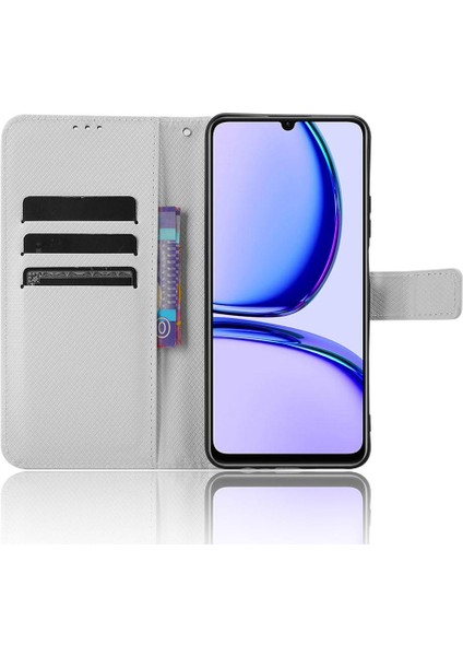 Realme C53 4g Manyetik Cüzdan Kart Tutucu Kickstand Kapak Için Kılıf (Yurt Dışından)