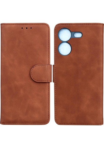 Tecno Pova 5 Standı Tutucu Manyetik Premium Pu Deri Kart Için Flip Case (Yurt Dışından)