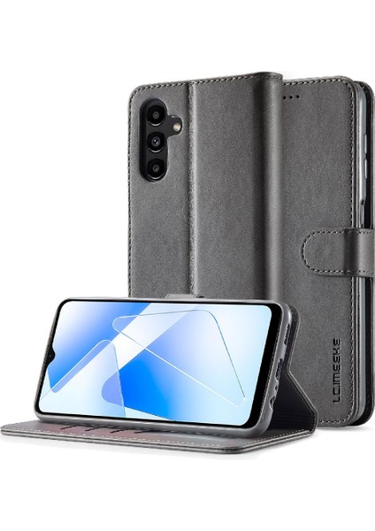 Samsung Galaxy Holder 5g Için Tutucu ile Buzağı Doku Yatay Kapak (Yurt Dışından)