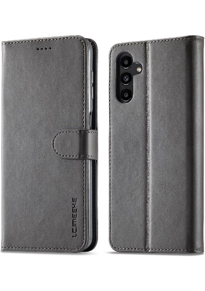 Samsung Galaxy Holder 5g Için Tutucu ile Buzağı Doku Yatay Kapak (Yurt Dışından)