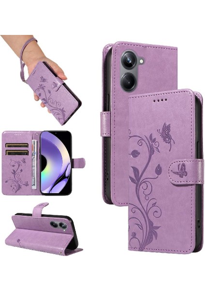 Reamle 10 Pro 5g ve Kart Yuvası Için Kılıf Yüksek Kaliteli Deri Cüzdan Telefon (Yurt Dışından)