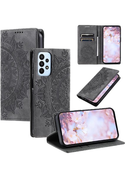 Samsung Galaxy A72 5g Için Kılıf Pu Deri Darbeye Kapak Çevirin Yan (Yurt Dışından)