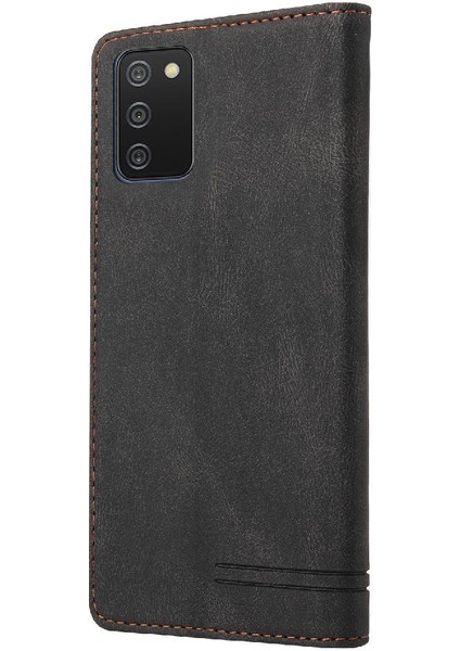 Samsung Galaxy A02S Iki Kart Yuvaları Premium Deri Kickstand (Yurt Dışından) fırsatları