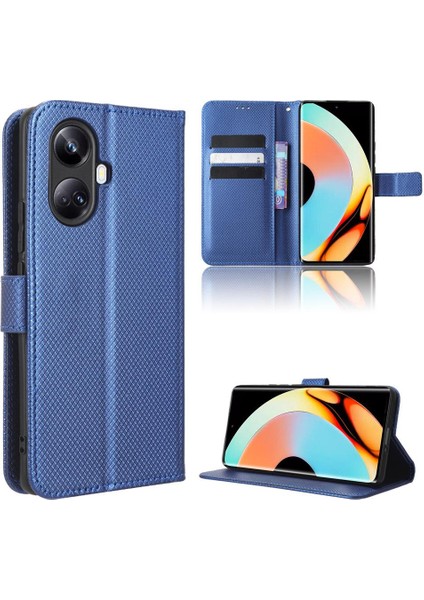 Realme 10 Pro Artı Kart Tutucu Kapak Manyetik Cüzdan Kickstand Için Kılıf (Yurt Dışından)
