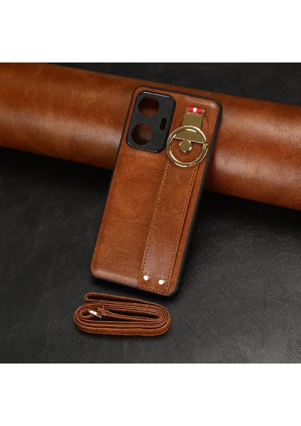 Realme C55 Uyumluluk Premium Pu Deri Kolaylık Bilek Için Kılıf (Yurt Dışından) fırsatları