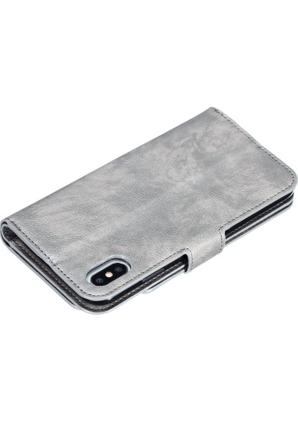 IPhone Xs Max Manyetik Kickstand 9 Kart Yuvaları Pu Deri Cüzdan (Yurt Dışından)