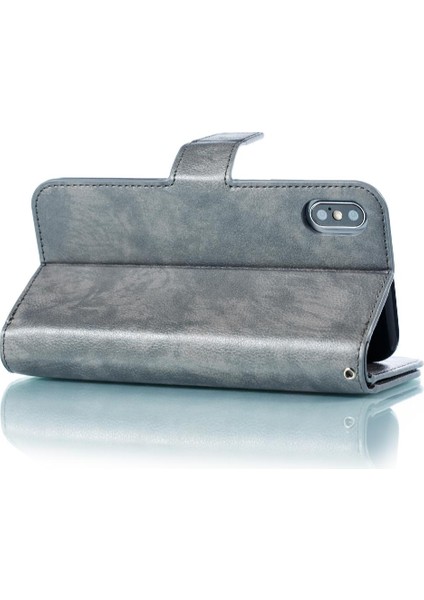 IPhone Xs Max Manyetik Kickstand 9 Kart Yuvaları Pu Deri Cüzdan (Yurt Dışından)