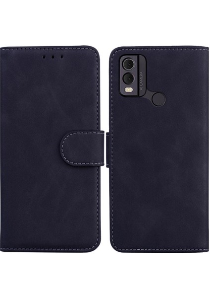 Nokia C22 Manyetik Premium Pu Deri Kart Yuvası Standı Tutucu Için Flip Case (Yurt Dışından)