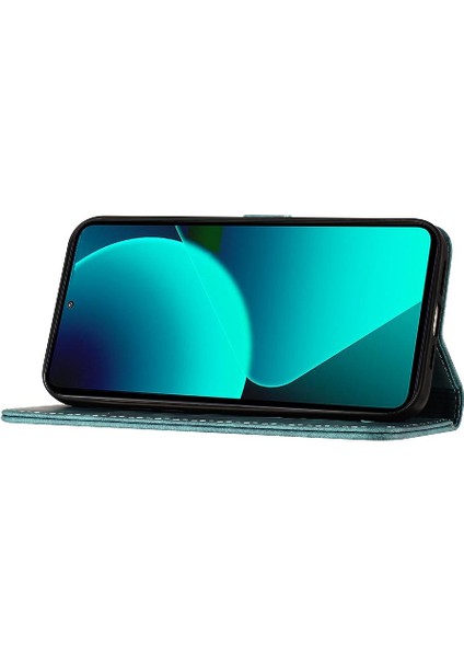 Xiaomi 14 Için Kılıf Tutucu Kapak Çevirin Folio Kart Cep Cüzdan Kılıf Kedi (Yurt Dışından)