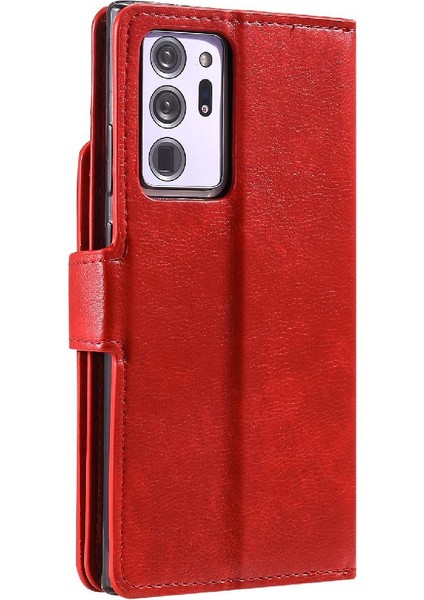 Samsung Galaxy Not 20 Için Kılıf Ultra Kickstand Cüzdan 9 Kart Yuvaları Pu (Yurt Dışından)
