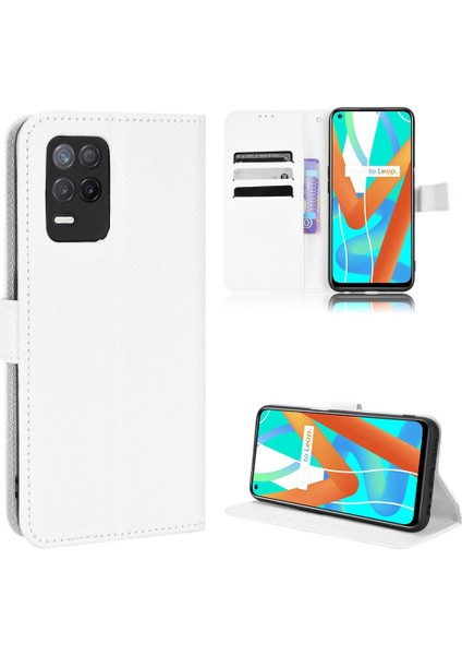 Realme 8 5g Kart Tutucu Manyetik Cüzdan Kickstand Kapak Için Kılıf (Yurt Dışından) modelleri